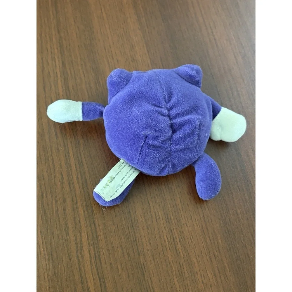 1998 Vintage Pokemon Hasbro Poliwhirl Plush #61 Beanie Plush Series Toy Nintendo